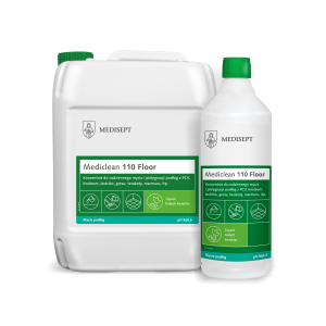 MC 110 Koncentrat do mycia i konserwacji podłóg ZAPACH BIAŁYCH KWIATÓW 1L MEDISEPT