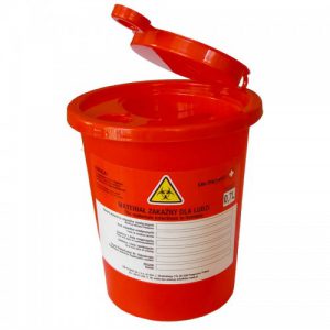 Pojemnik na odpady plastikowy 0,7 L