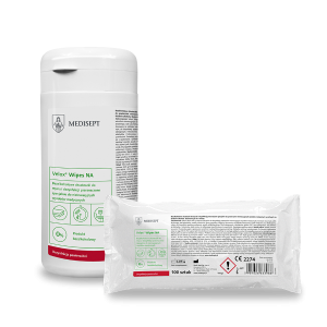Velox Wipes bezalkoholowe chusteczki 100 szt. wkład Medisep
