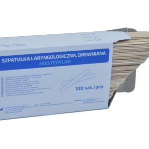 Szpatułka laryngologiczna drewniana 100 szt/op niesterylne