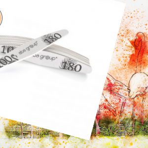 Pilniki do paznokci FLAMING Aba Group ELIPSA 100/180 STANDARD