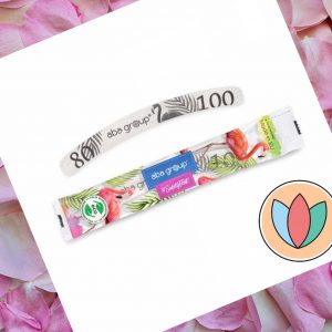 Bezpieczny Pakiet Pilnik do paznokci FLAMING Aba Group BANAN 80/100 STANDARD