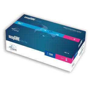Rękawiczki nitrylowe niebieskie easyCARE roz. S 100 szt. ZARYS