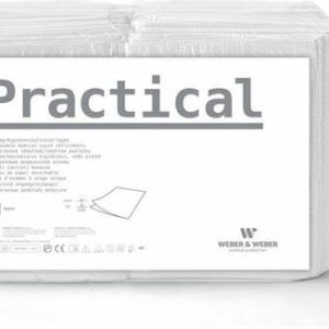 Podkłady higieniczne bibułowo-foliowe PRACTICAL 33 x 48 cm (100 szt. w paczce).WEBER & WEBER